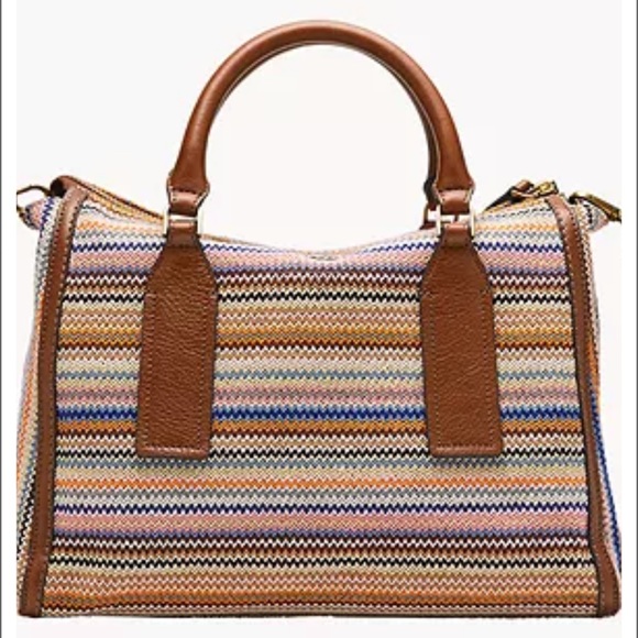 FOSSIL Parker Satchel/Crossbody and wristlet set - Picture 2 of 16